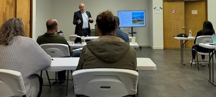 Duane Tucker presenting at SIPA's fourth Regional Workshop