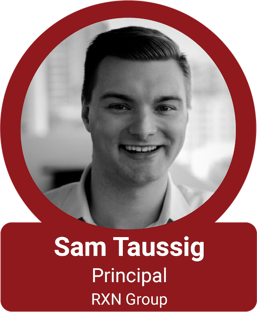 Headshot of Sam Taussig with RXN Group