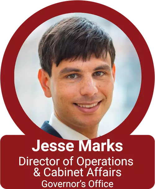 Headshot of Jesse Marks Governor's Office Director of Operations and Cabinet Affairs