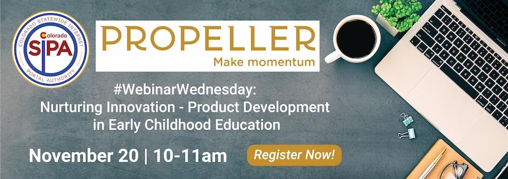 SIPA Webinar Wednesday Nurturing Innovation Product Development in Early Childhood Education November 20 at 10am