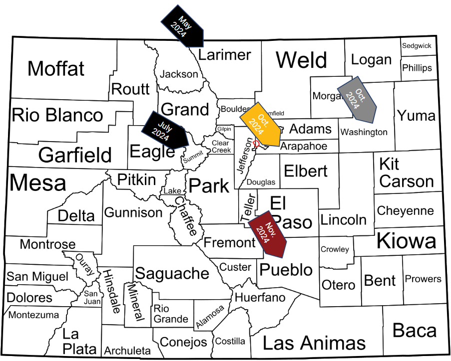 Colorado County Map