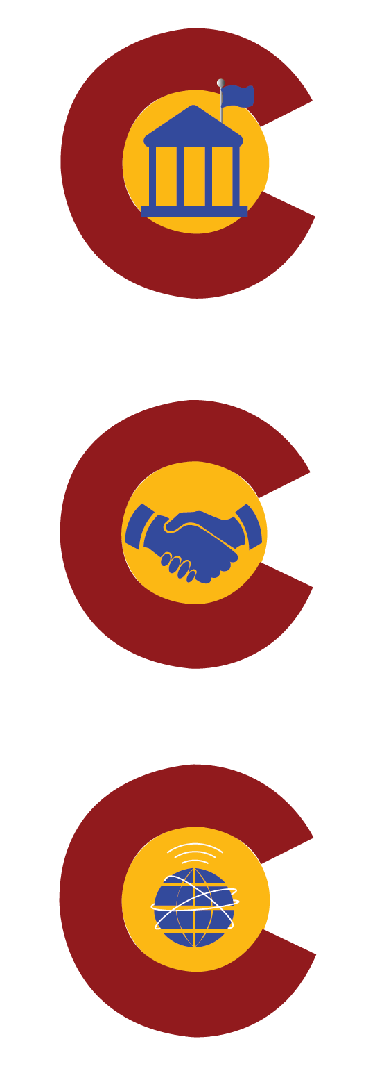 Colorado SIPA icons for Government, Partner, Technology
